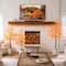 4ft. Pre-Lit Minimalist Autumn Maple Artificial Fall Tree with 56 LED Warm White & Orange Pumpkin Shaped Lights